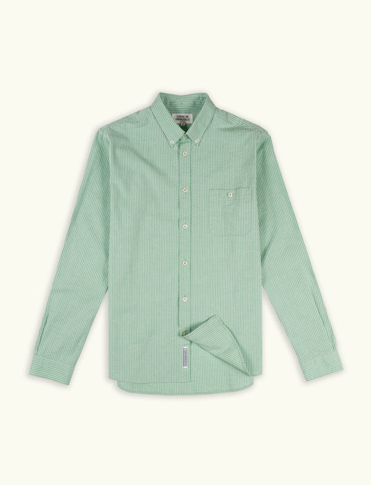 CHEMISE SEVERIN SEERSUCKER VERTE