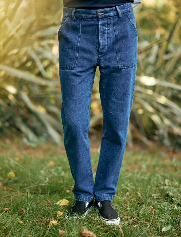 cuisse de grenouille PANTALON FATIGUE - DENIM