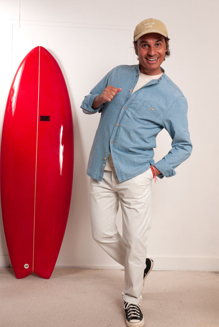 CHEMISE PAVEL CHAMBRAY DÉLAVÉ