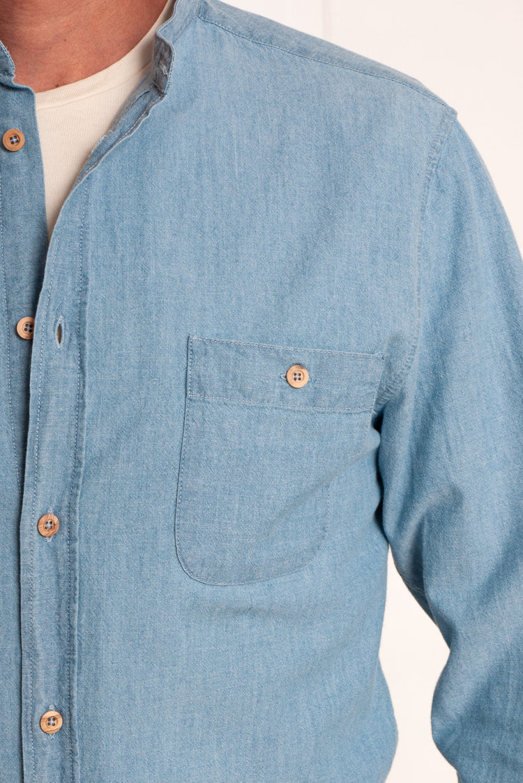 CHEMISE PAVEL CHAMBRAY DÉLAVÉ