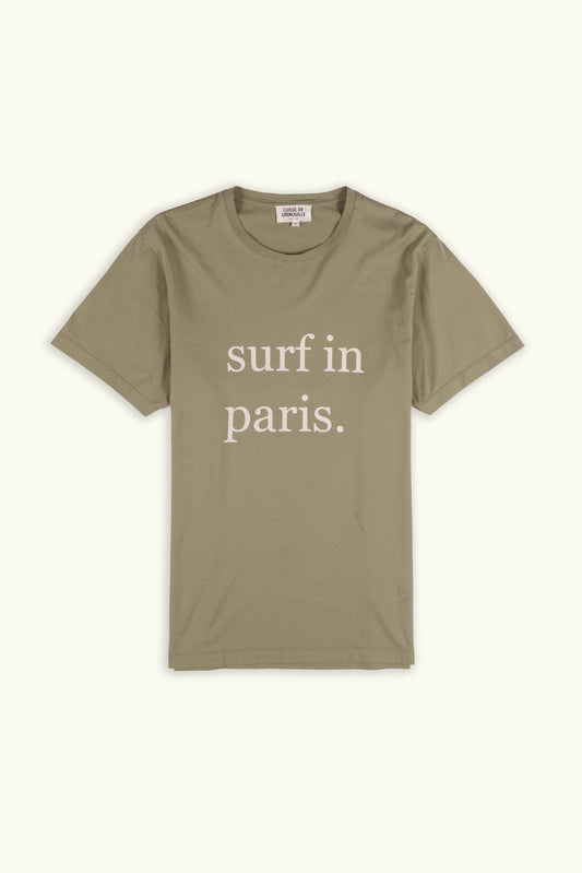 TEE-SHIRT SURF IN PARIS KAKI