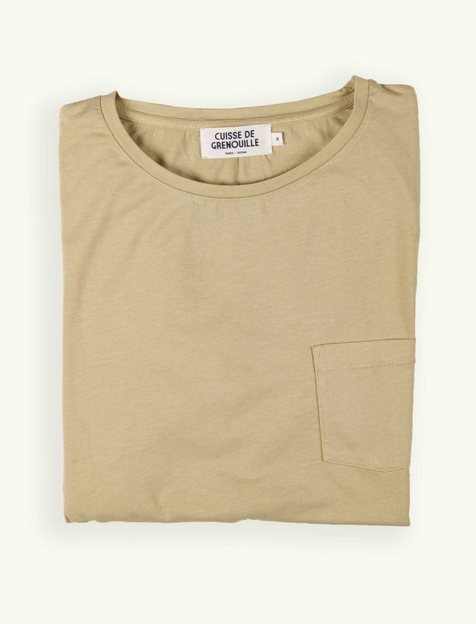 cuisse de grenouille TEE-SHIRT JULIEN VERT DESERT SAFARI