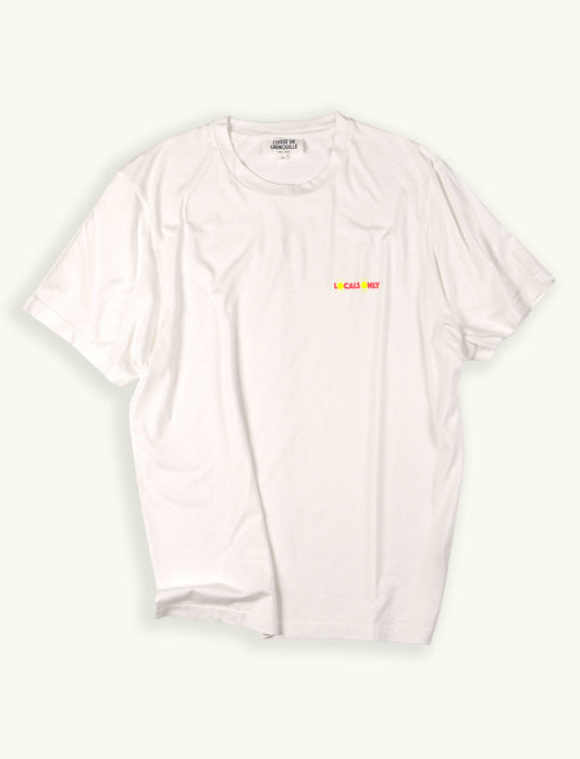TEE-SHIRT BLANC LOCALS ONLY