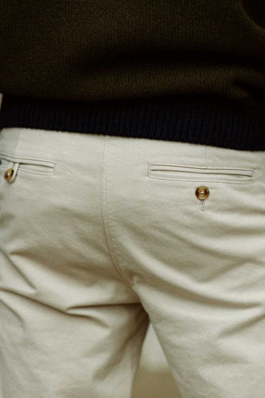 CHINO PANT JACK ECRU