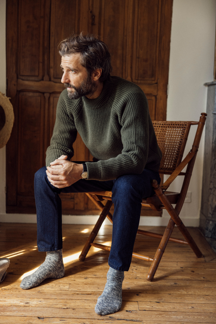 James — le pull en laine mixte