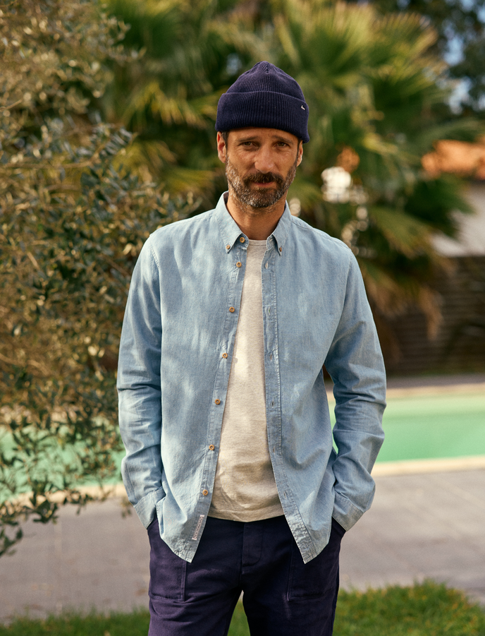 cuisse de grenouille CHEMISE PAULIN CHAMBRAY