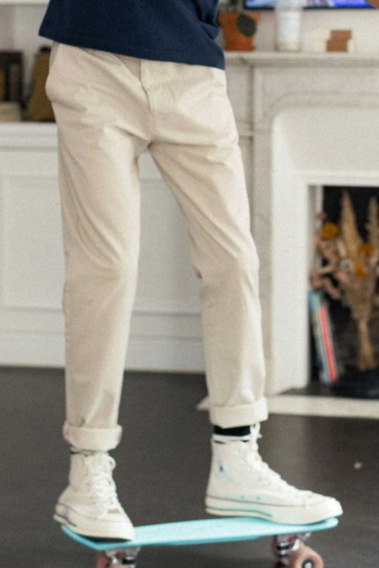 CHINO PANT JACK ECRU