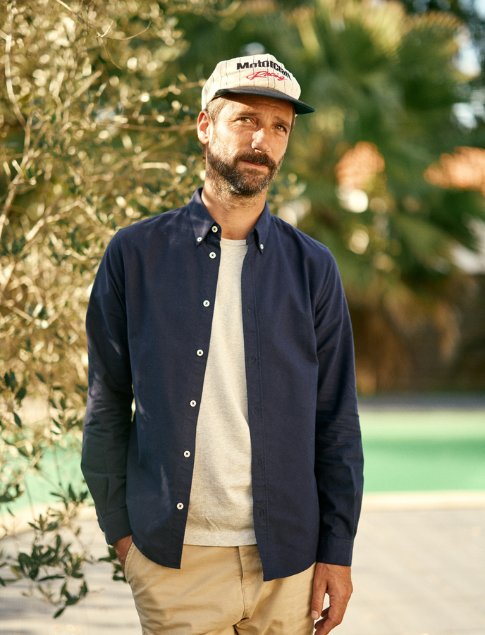 cuisse de grenouille CHEMISE OXFORD BROSSÉ