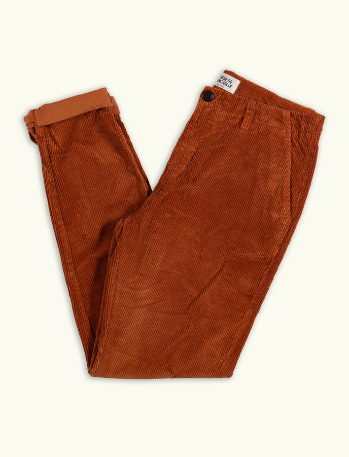 cuisse de grenouille CHINO EN VELOURS ÉPAIS