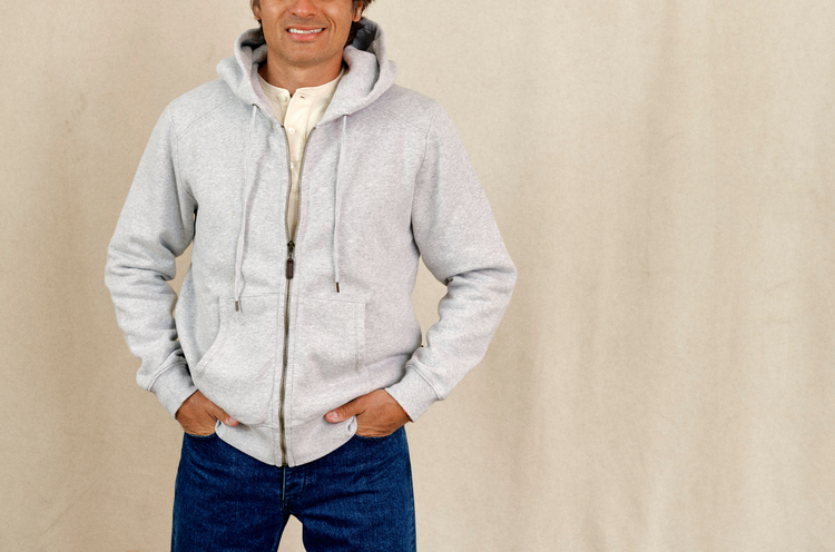 Brandon — hoodie avec zip