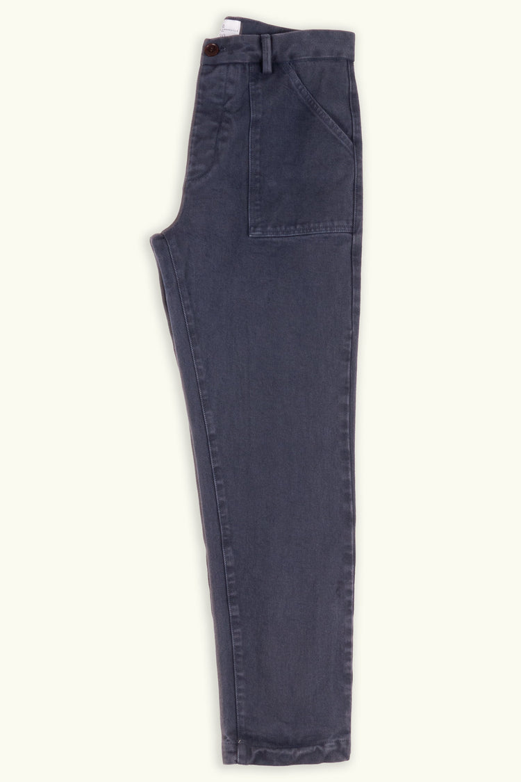 FATIGUE TROUSERS - FADED BLUE PANTS