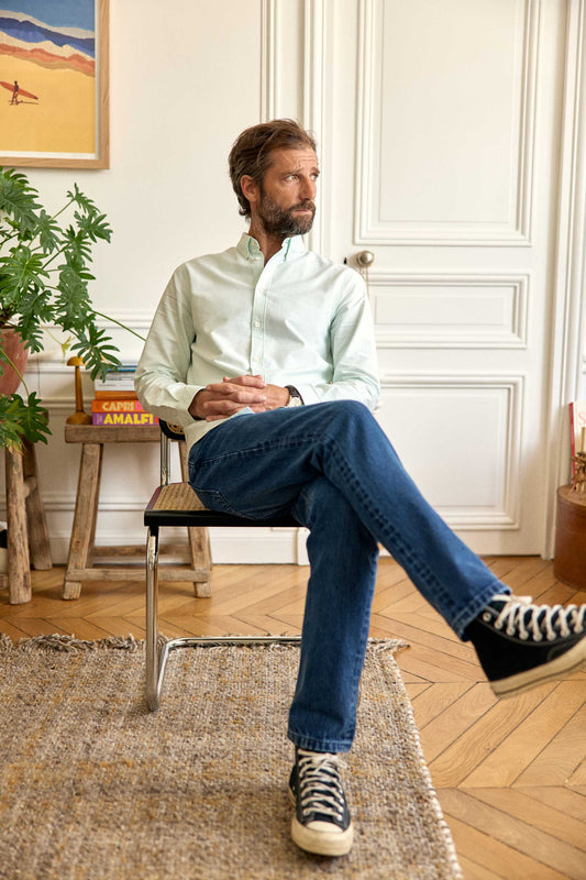 CHEMISE OXFORD CLASSIC VERT D'EAU