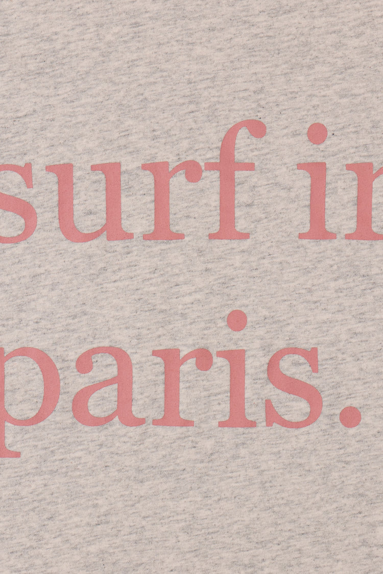 TEE-SHIRT SURF IN PARIS GRIS / ROSE