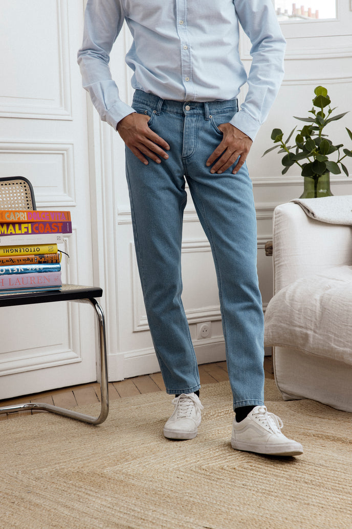 cuisse de grenouille JEAN NICKSON DENIM CLAIR