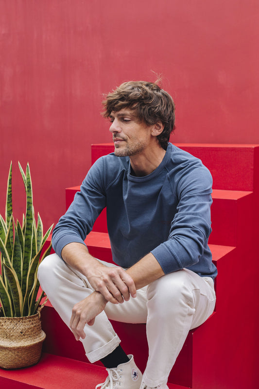 TEE-SHIRT MALON BLEU DELAVE