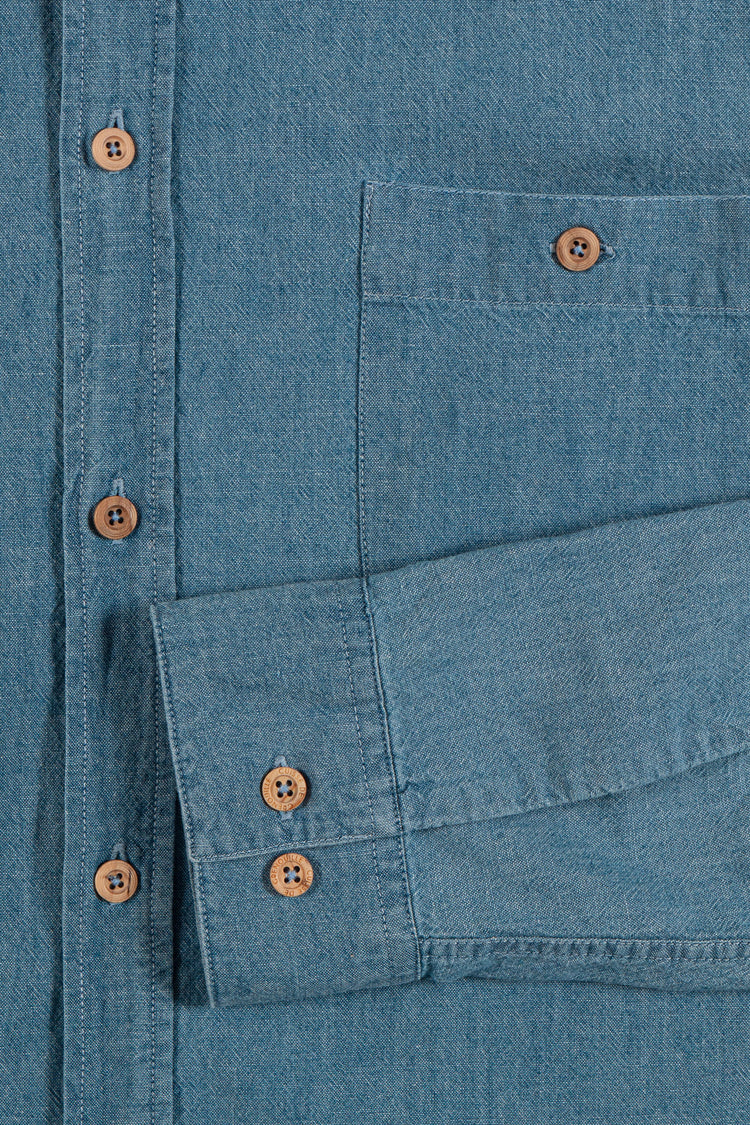 CHEMISE PAVEL CHAMBRAY DÉLAVÉ